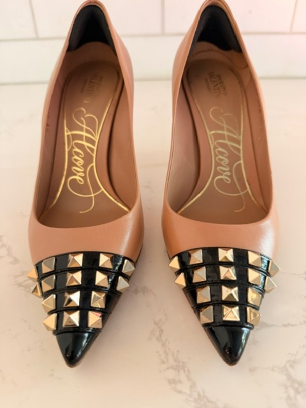 Valentino Rockstud Alcove Pumps Size 6.5/36.5